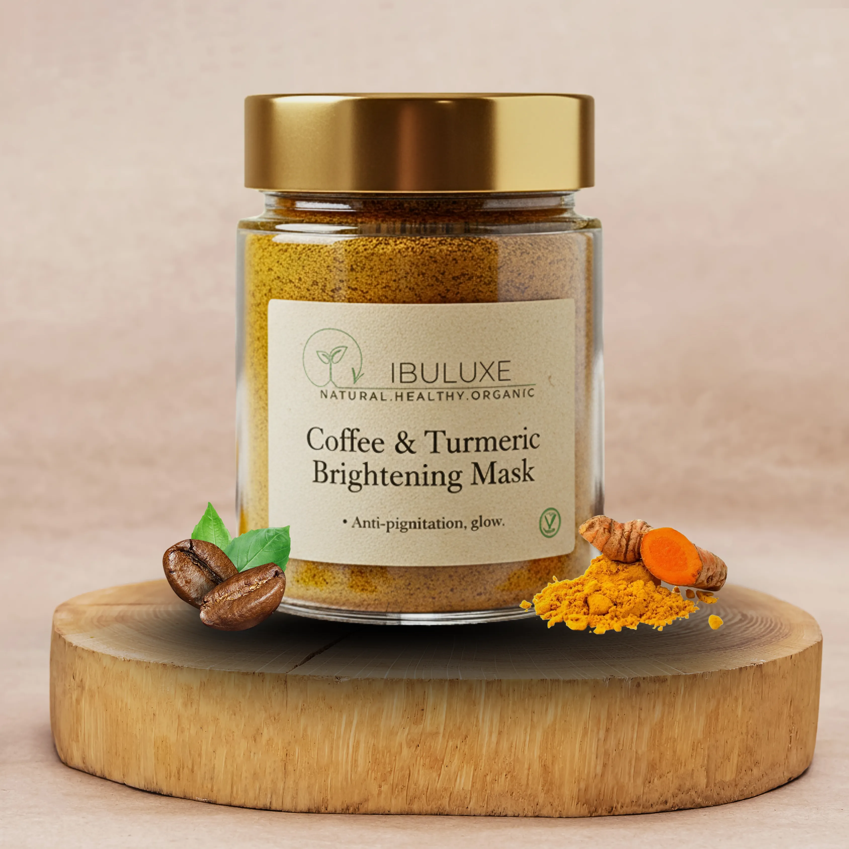 Coffee & turmeric brightening mask