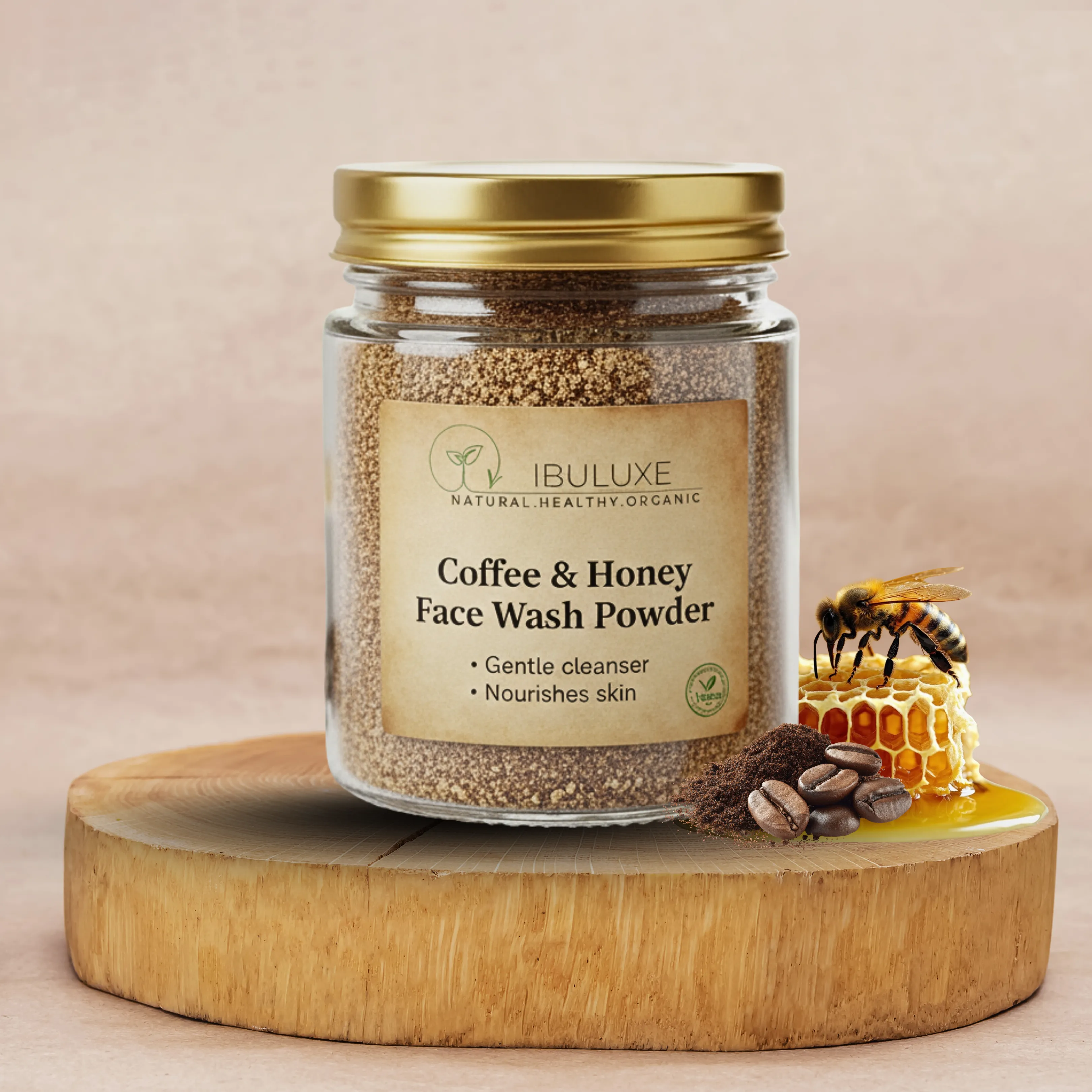 Coffee & honey face wash powder