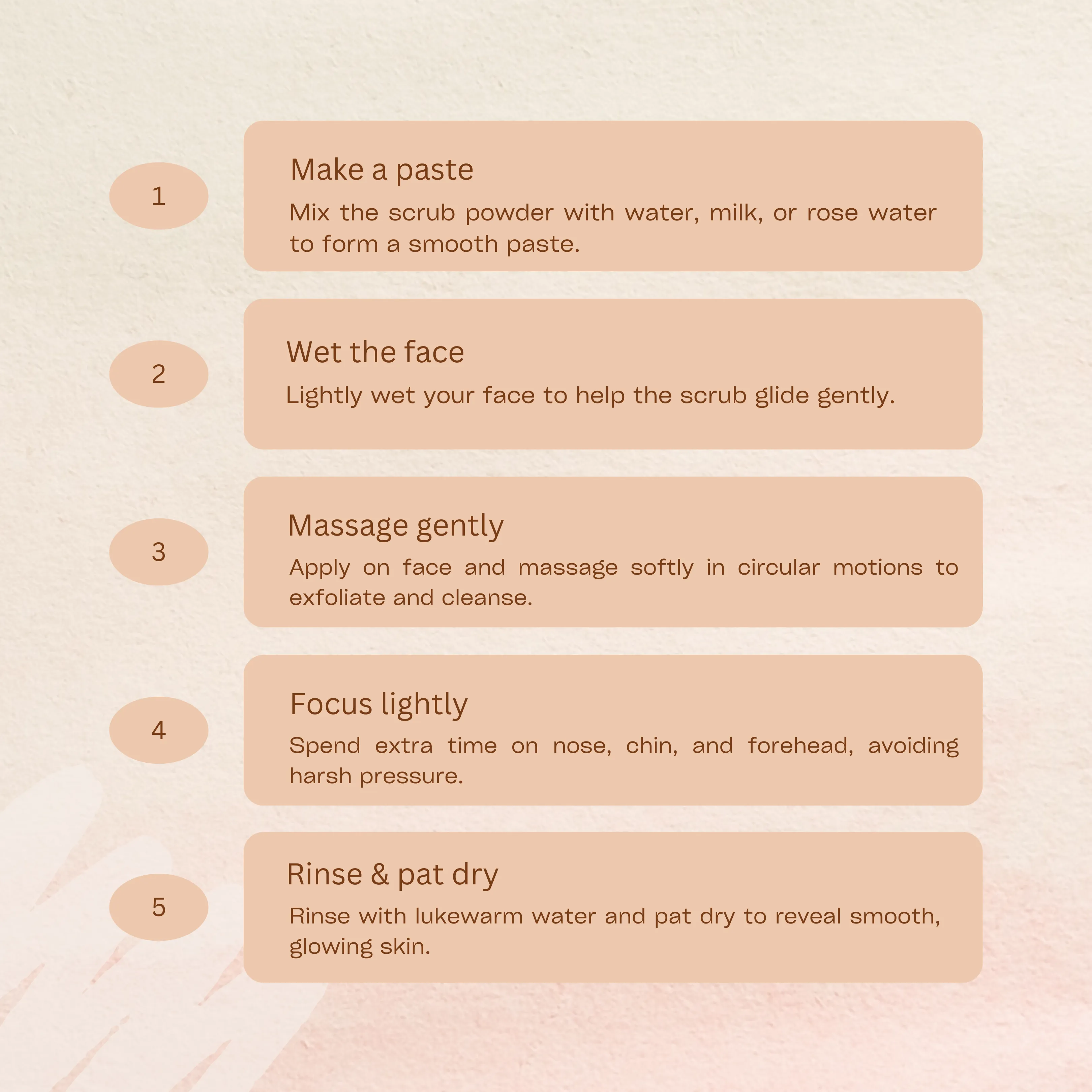 Coffee & walnut face scrub