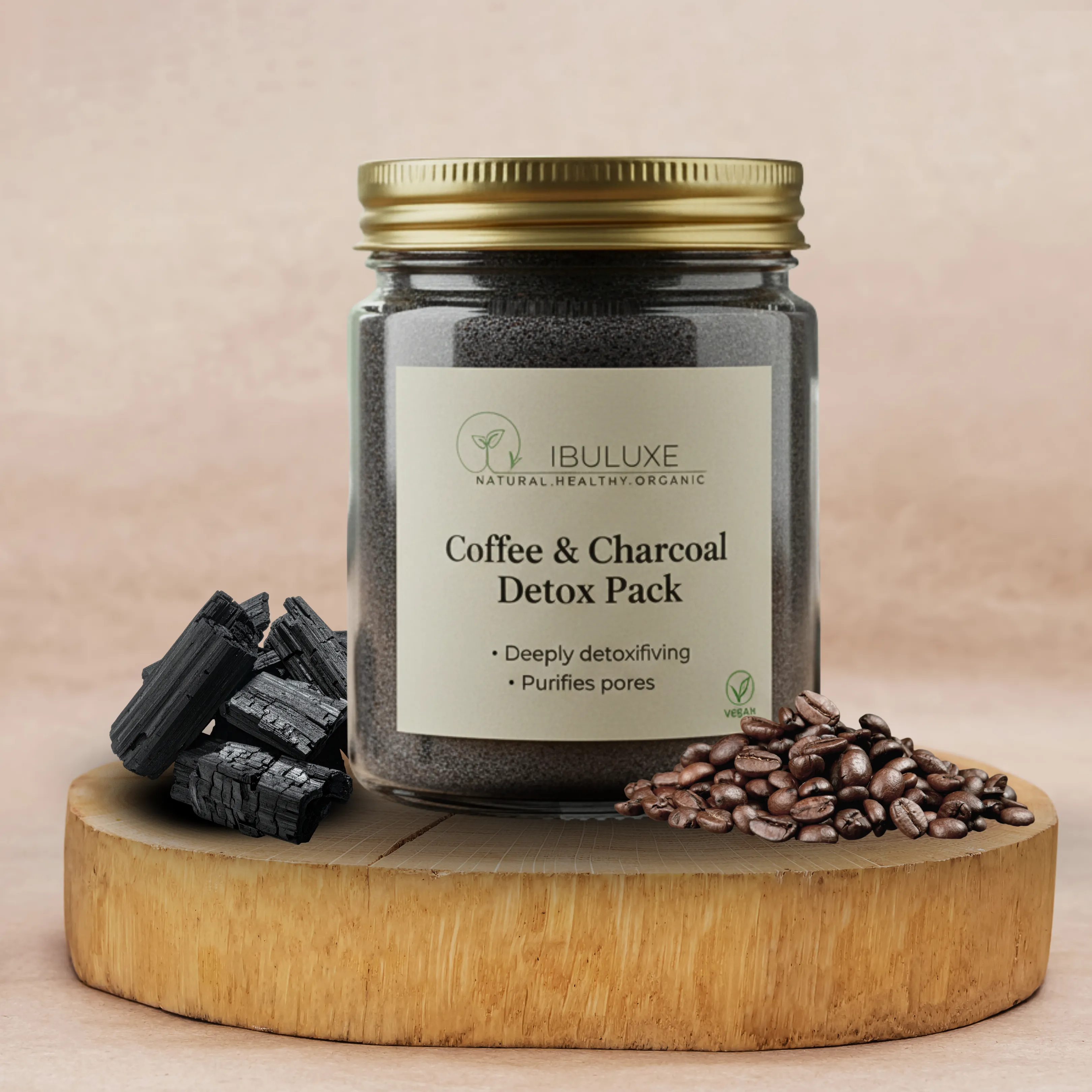 Coffee & charcoal detox facepack