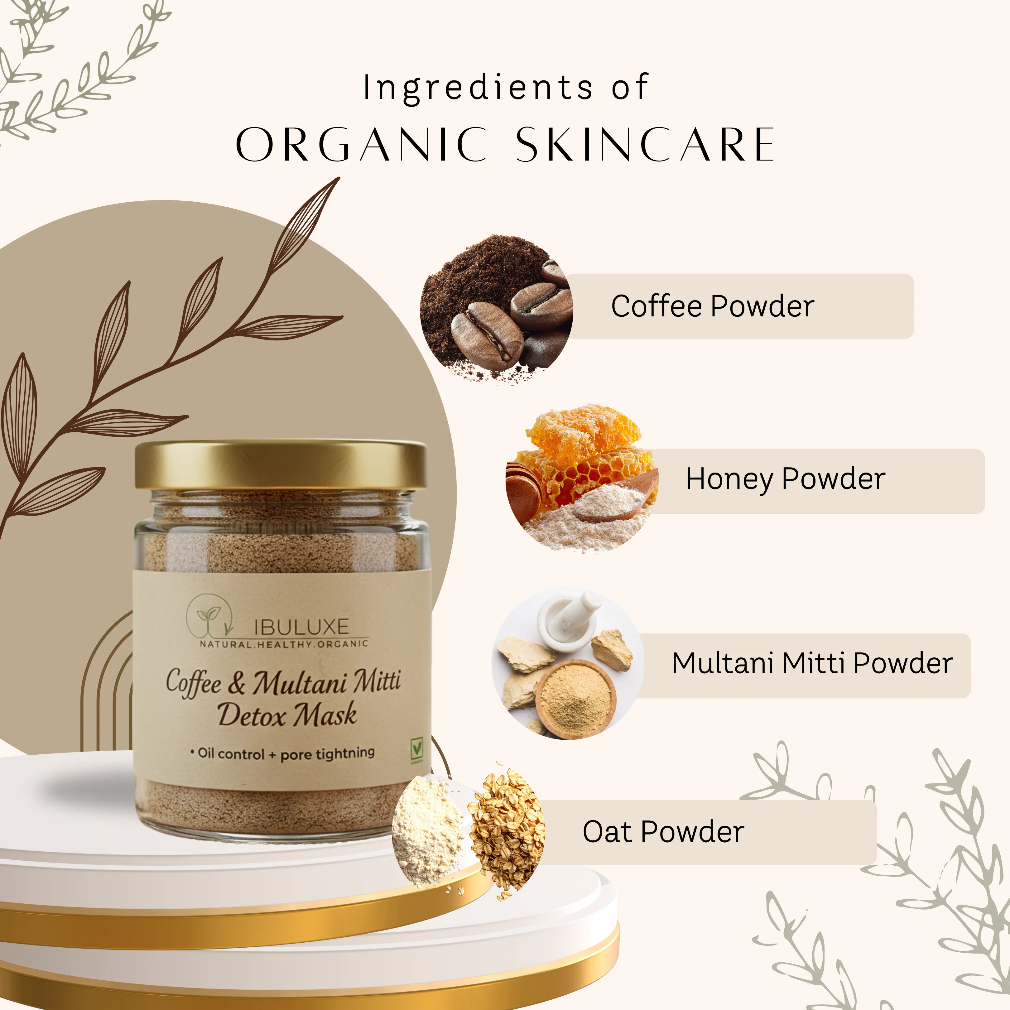 Coffee & multani mitti detox mask