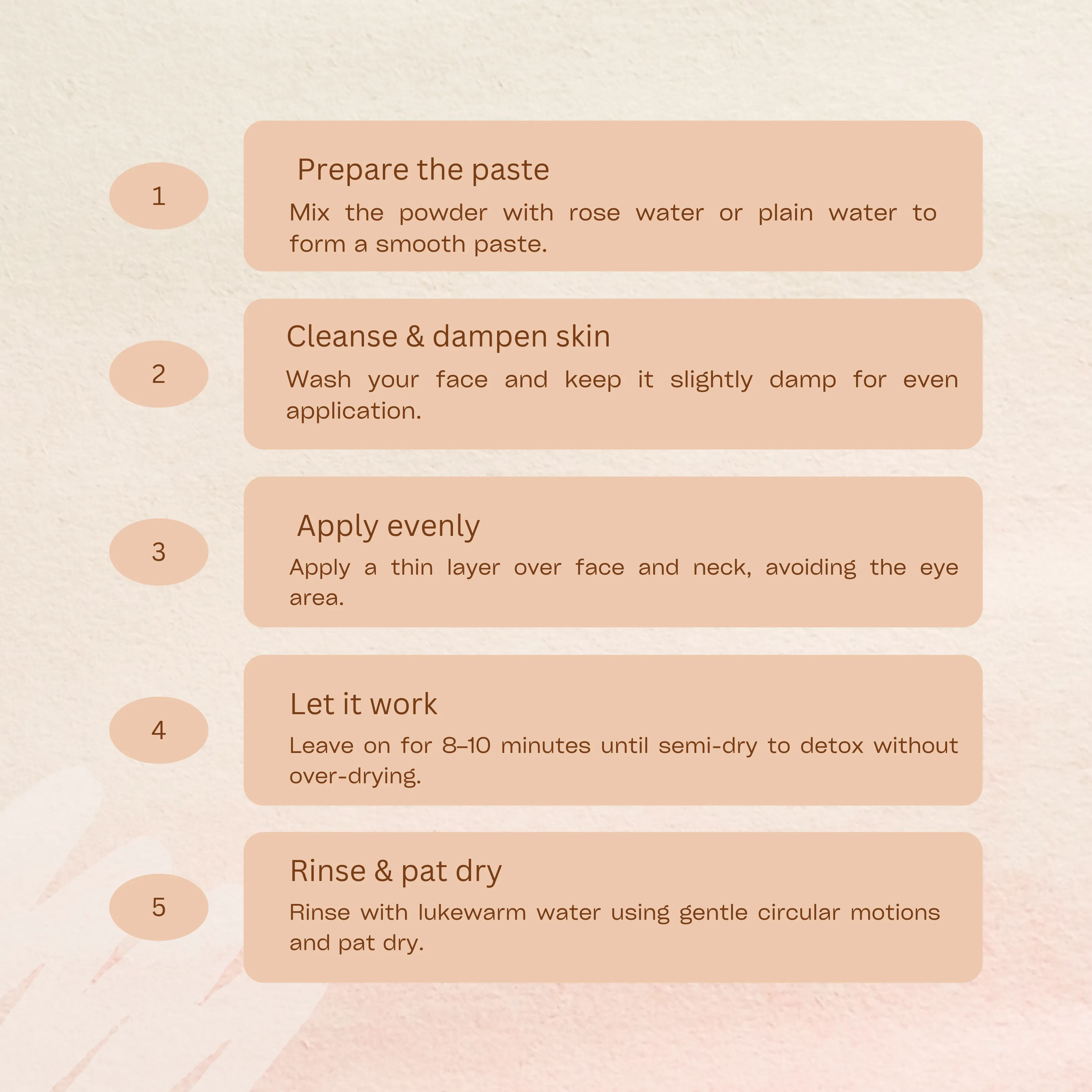 Coffee  & neem face pack