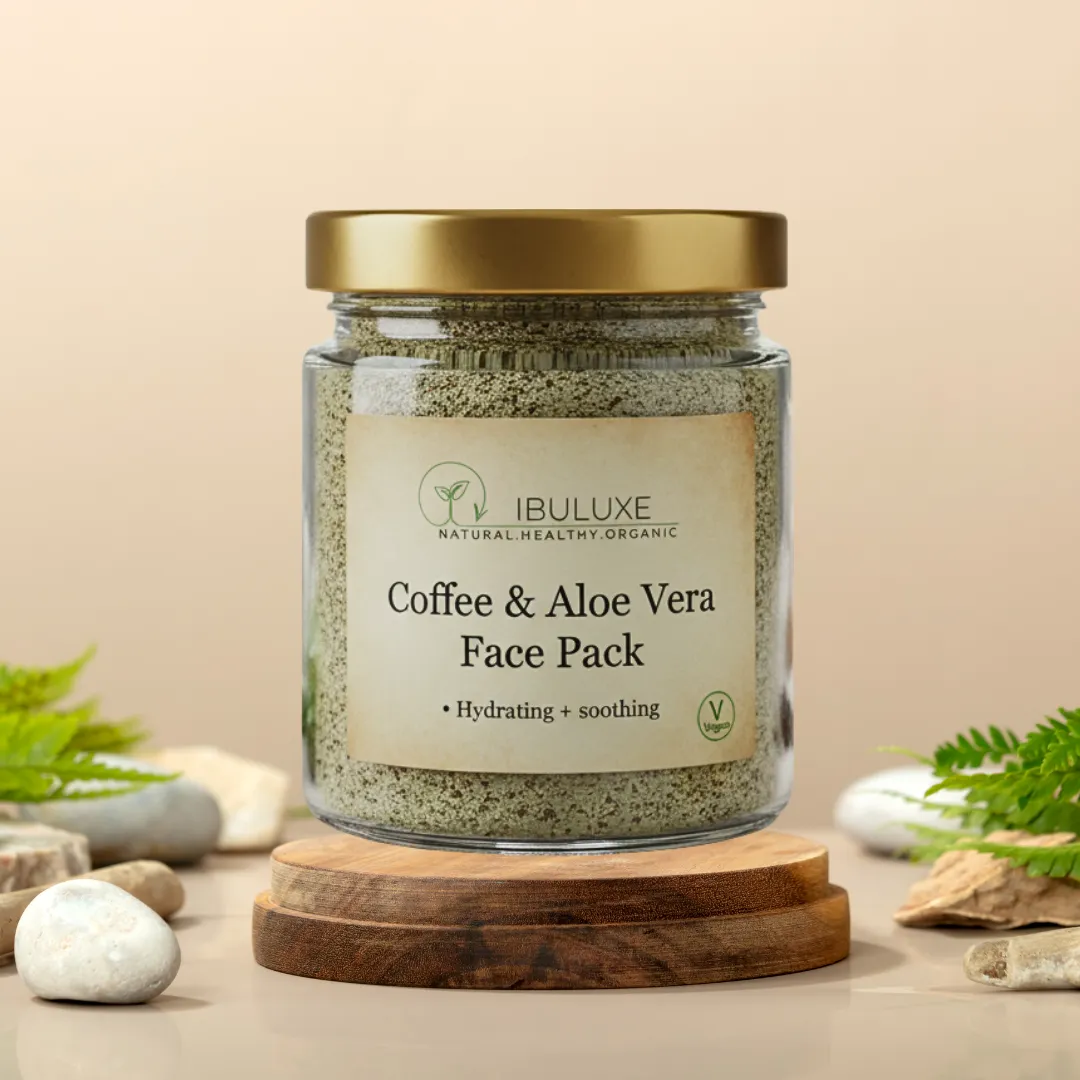 Coffee & aloe vera face mask